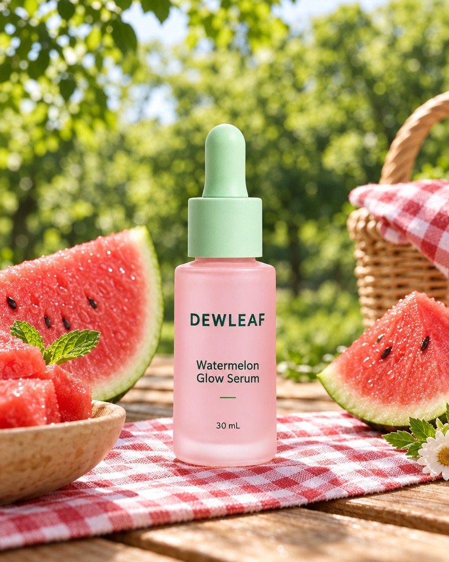 The bottle on a wooden picnic table outdoors