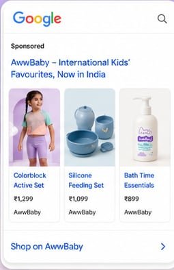 AwwBaby Google ad