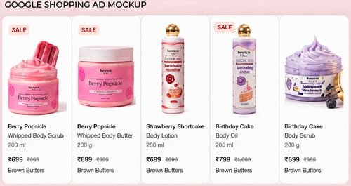MyBrownButters Google Shopping ad