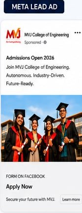 MVJ College of Engineering Meta ad