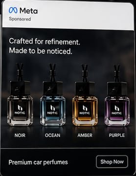 Notic Meta ad