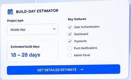 Skyfling Technologies build-day estimator